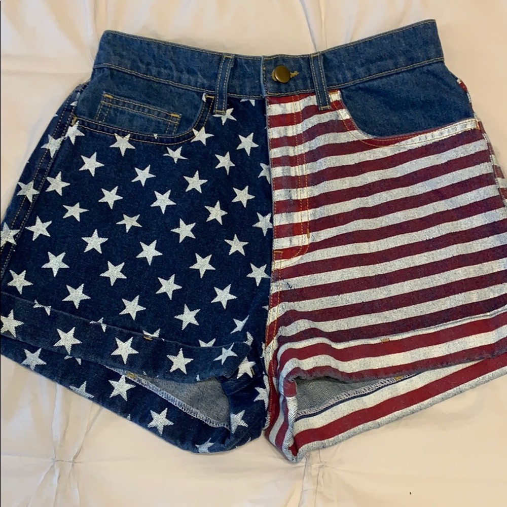 American Apparel American flag shorts - LAST CALL